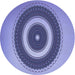 Square Patterned Deep Periwinkle Purple Rug, pat2147blu