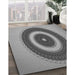 Machine Washable Transitional Grey Gray Rug in a Family Room, wshpat2147gry