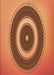 Patterned Orange Rug, pat2147org