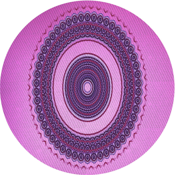 Square Patterned Purple Rug, pat2147pur