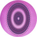 Square Patterned Purple Rug, pat2147pur