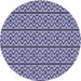 Square Patterned Blue Rug, pat2148blu