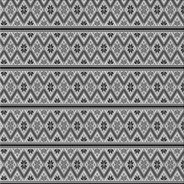 Round Patterned Silver Gray Rug, pat2148gry