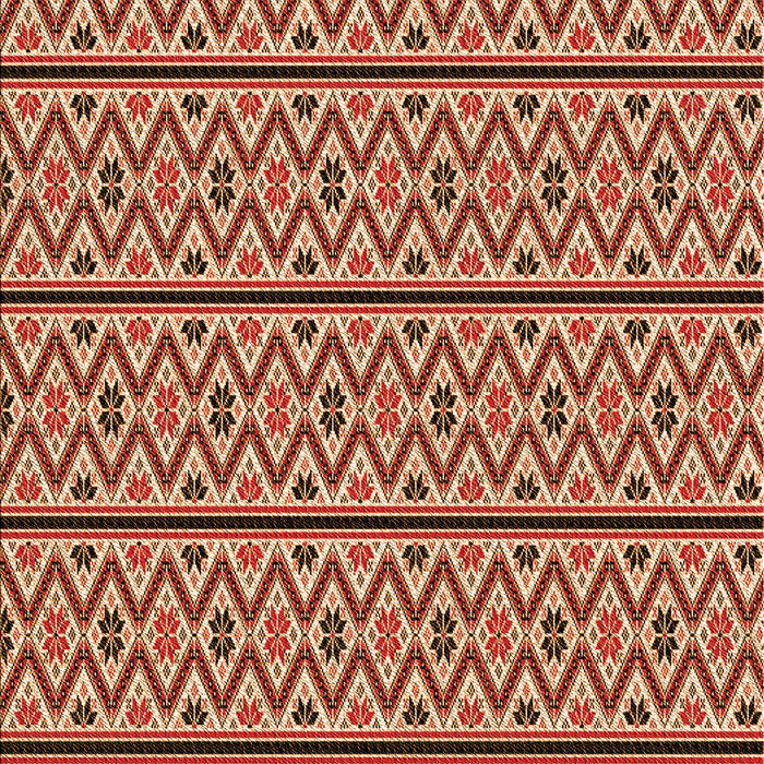 Machine Washable Transitional Tomato Red Rug, wshpat2148org