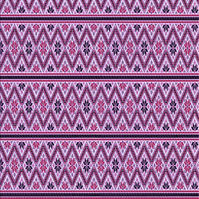 Machine Washable Transitional Dark Magenta Purple Rug, wshpat2148pur