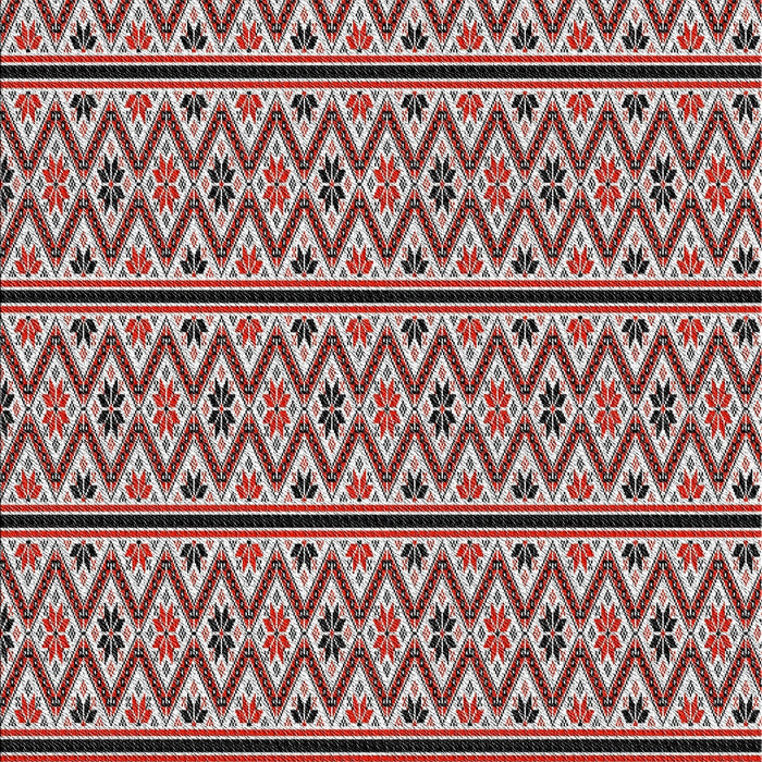 Patterned Saffron Red Novelty Rug, pat2148