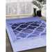 Machine Washable Transitional Jeans Blue Rug in a Family Room, wshpat2149blu