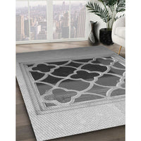 Patterned Cloud Gray Rug, pat2149gry