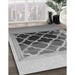 Patterned Cloud Gray Rug in Family Room, pat2149gry