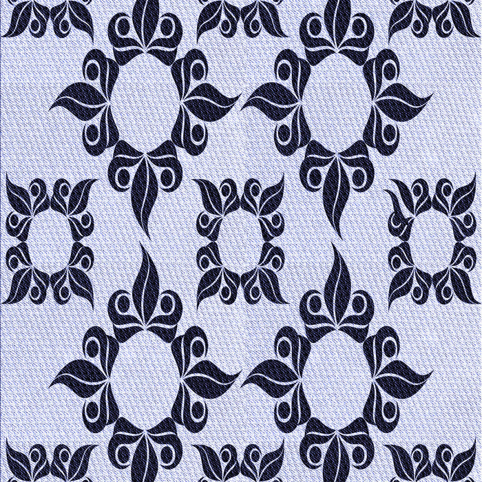 Patterned Lavender Blue Rug, pat215blu