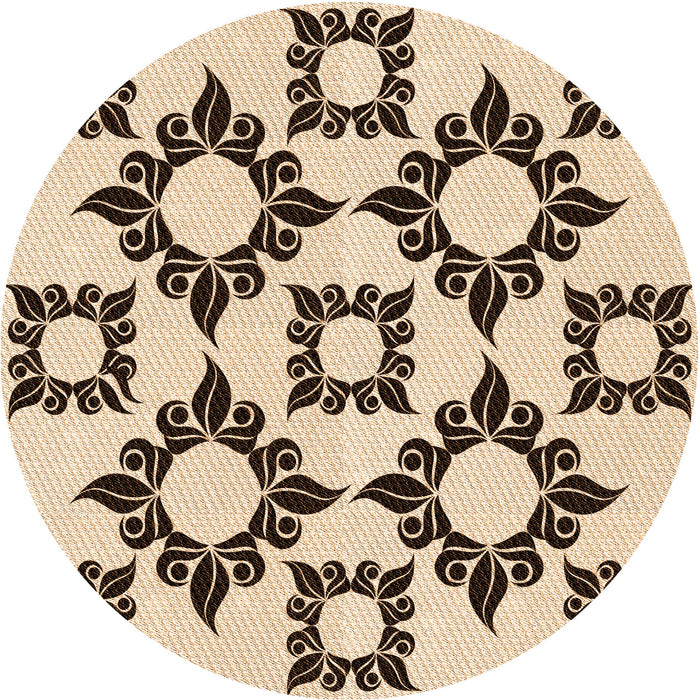 Square Machine Washable Transitional Red Brown Rug in a Living Room, wshpat215org
