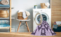 Machine Washable Transitional Purple Rug in a Washing Machine, wshpat215pur