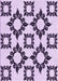 Patterned Purple Rug, pat215pur