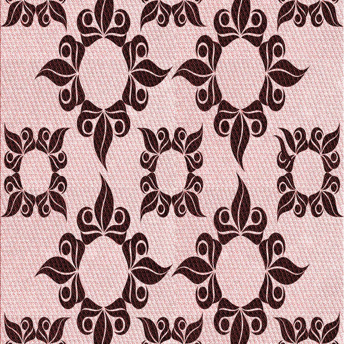 Patterned Light Rose Pink Rug, pat215rd