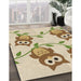 Machine Washable Transitional Golden Blonde Gold Rug in a Family Room, wshpat2151brn