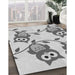 Machine Washable Transitional Gray Rug in a Family Room, wshpat2151gry