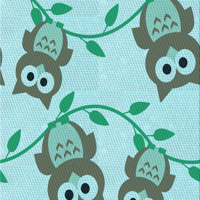 Machine Washable Transitional Blue Rug, wshpat2151lblu