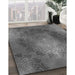 Machine Washable Transitional Gray Rug in a Family Room, wshpat2152gry