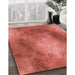 Machine Washable Transitional Red Rug in a Family Room, wshpat2152rd