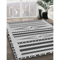 Patterned Carbon Gray Rug, pat2153gry