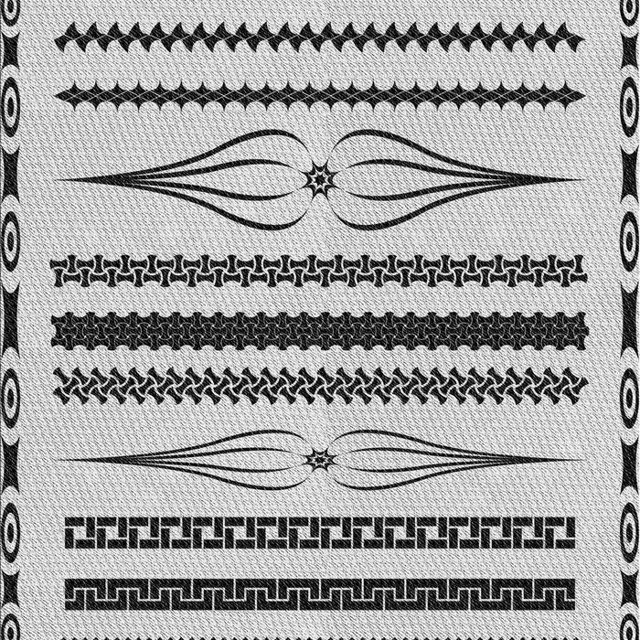 Machine Washable Transitional Carbon Gray Rug, wshpat2153gry