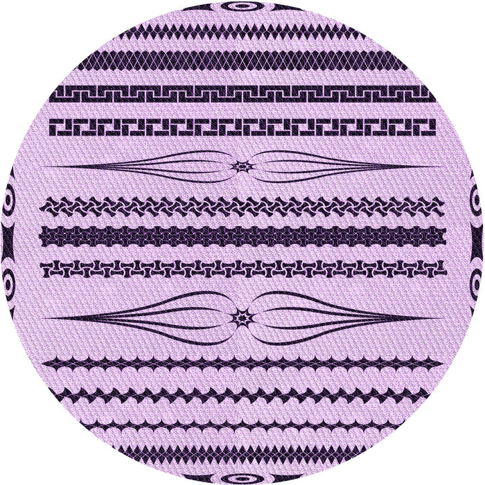 Square Patterned Blossom Pink Rug, pat2153pur