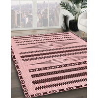 Patterned Pink Rug, pat2153rd