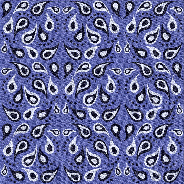 Round Machine Washable Transitional Sky Blue Rug, wshpat2154blu