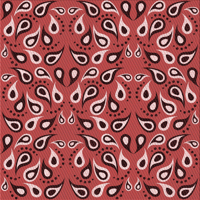 Round Machine Washable Transitional Cranberry Red Rug, wshpat2154rd