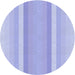 Square Machine Washable Transitional Purple Mimosa Purple Rug in a Living Room, wshpat2155blu