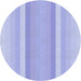 Square Patterned Purple Mimosa Purple Rug, pat2155blu