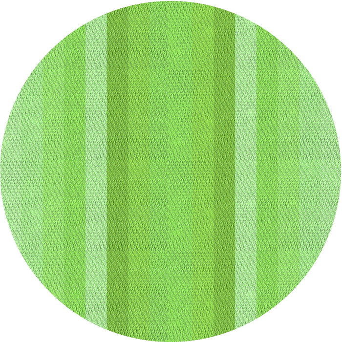 Square Machine Washable Transitional Green Rug in a Living Room, wshpat2155grn