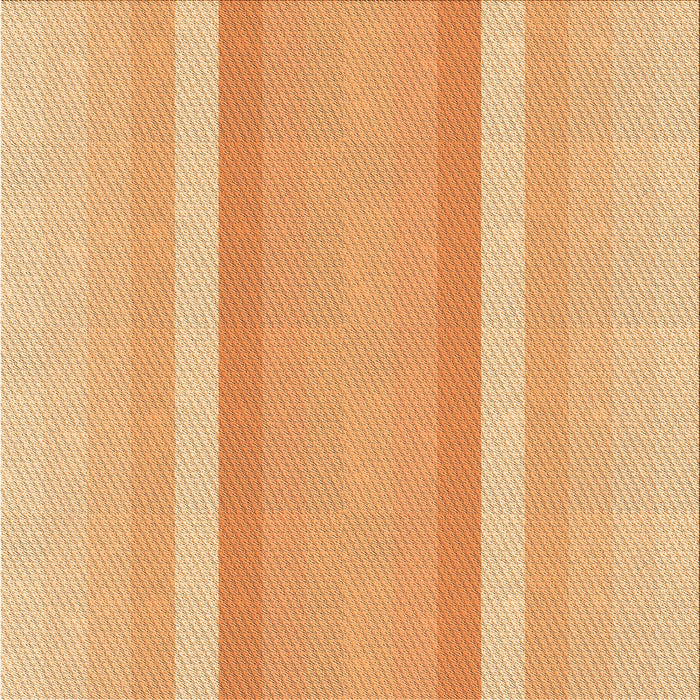 Round Patterned Orange Rug, pat2155org