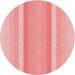 Square Machine Washable Transitional Pastel Pink Rug in a Living Room, wshpat2155rd
