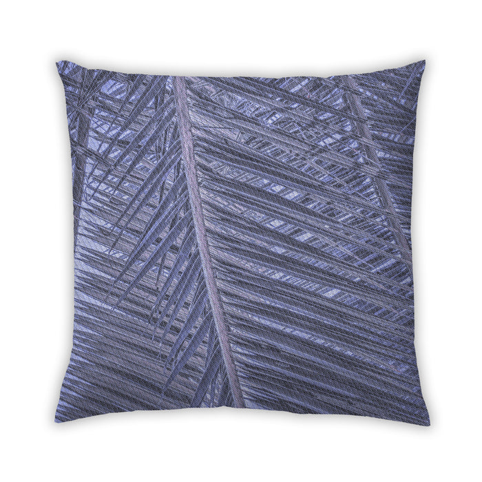 Front View of Patterned Square Medium Slate Blue Throw Pillow, 18 inch by 18 inch, pwpat2156blu