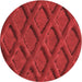 Square Machine Washable Transitional Red Rug in a Living Room, wshpat2157rd