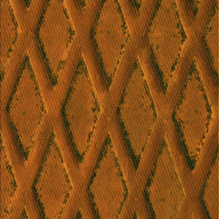 Patterned Tomato Red Rug, pat2157yw