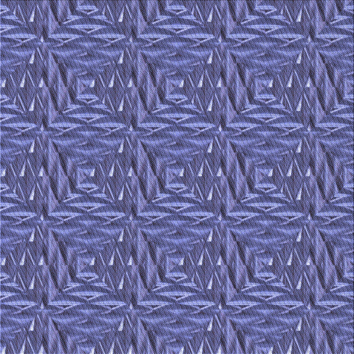 Round Patterned Deep Periwinkle Purple Rug, pat2158blu