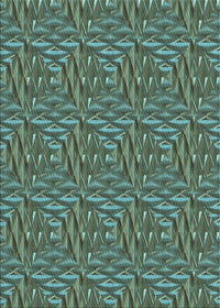 Machine Washable Transitional Mint Green Rug, wshpat2158lblu