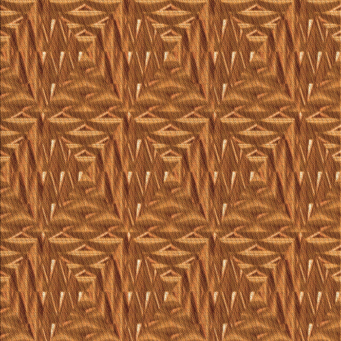 Patterned Neon Orange Rug, pat2158org