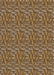 Patterned Brown Novelty Rug, pat2158