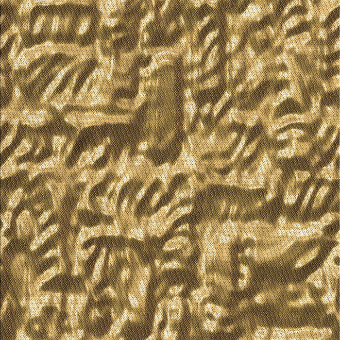 Patterned Yellow Rug, pat2159brn