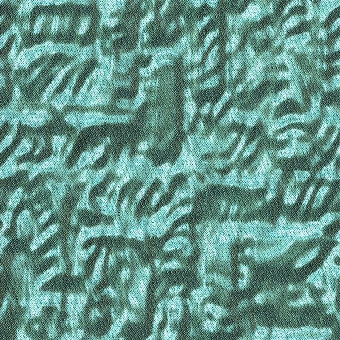 Machine Washable Transitional Turquoise Green Rug, wshpat2159lblu