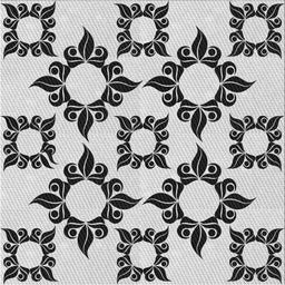 Sideview of Machine Washable Transitional White Smoke Rug, wshpat215