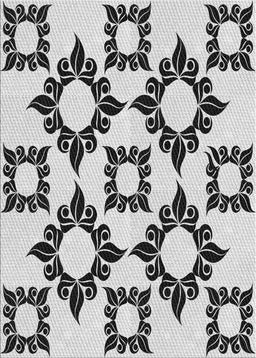 Machine Washable Transitional White Smoke Rug, wshpat215