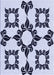 Patterned Lavender Blue Rug, pat216blu