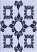 Machine Washable Transitional Lavender Blue Rug, wshpat216blu