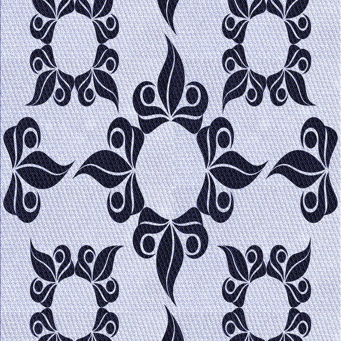 Machine Washable Transitional Lavender Blue Rug, wshpat216blu