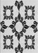 Patterned Carbon Gray Rug, pat216gry