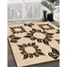 Machine Washable Transitional Saddle Brown Rug in a Family Room, wshpat216org